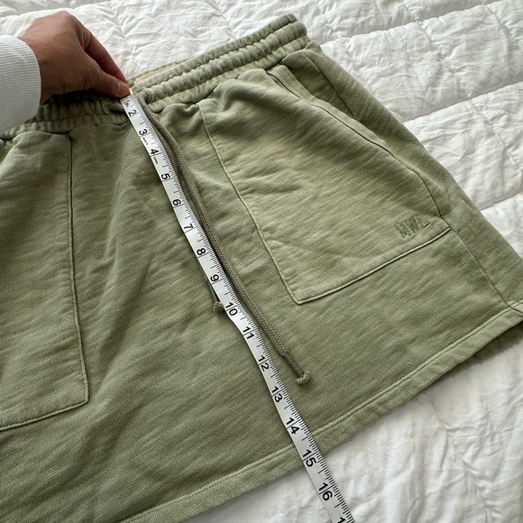 Madewell Light Olive Mini Skirt - Picture 6 of 6
